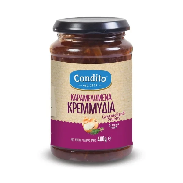 Καραμελωμένα Κρεμμύδια Βάζο CONDITO 400gr