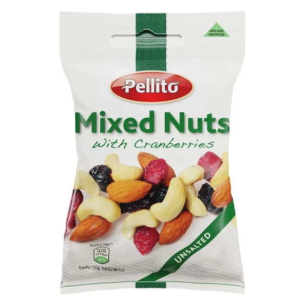 Mix Ξηρών Καρπών με Κράνμπερις PELLITO 50gr