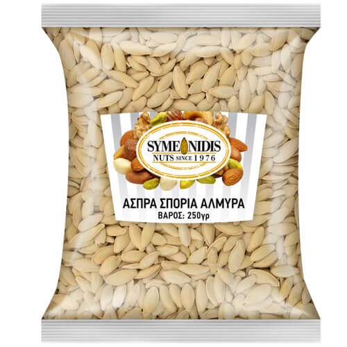 Σπόρια Άσπρα Αλατισμένα (Πασατέμπος) ΣΥΜΕΩΝΙΔΗΣ 250gr