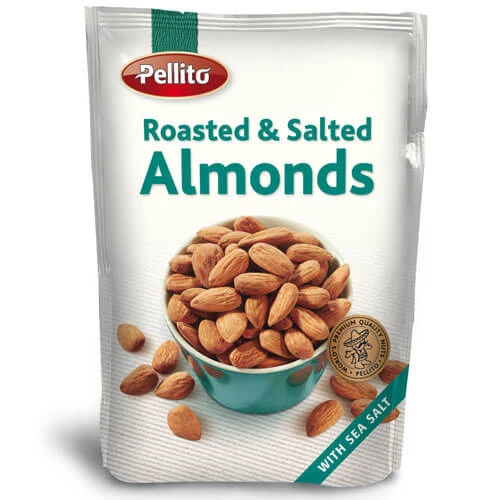 Αμύγδαλα Ψημένα & Αλατισμένα PELLITO 100gr