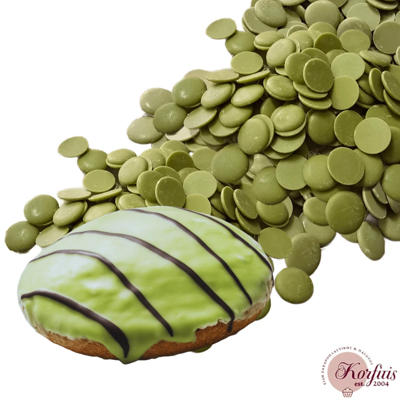 Απομίμηση Σοκολάτας Φιστίκι σε Chips OLYMPIC FOODS 1kg