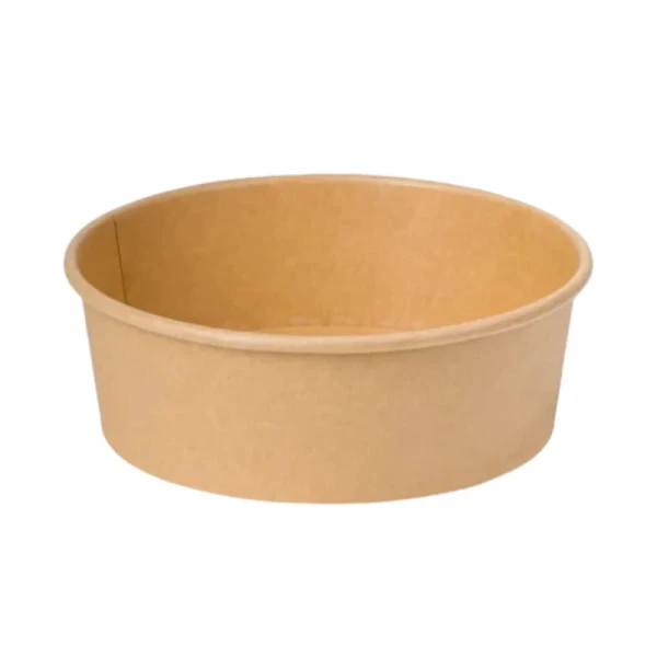 Σκεύος Φαγητού Στρόγγυλο Kraft 50τμχ