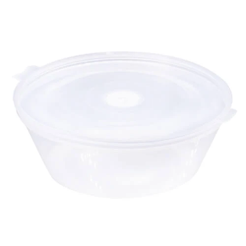Σωσάκι Διαφανές με Καπάκι LUX PLAST 50τμχ
