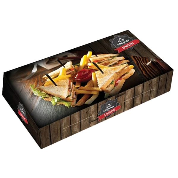 Κουτιά Ψητοπωλείου Για Club Sandwich LUXURY 10kg