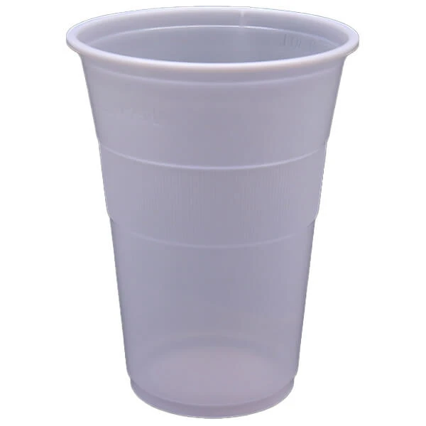 Ποτήρι για Φραπέ Λευκό Νο508 LUX PLAST 50τμχ