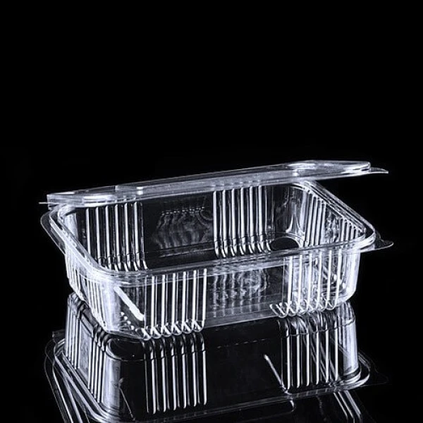 Θήκη Φαγητού Παραλληλόγραμμη LUX PLAST 50τμχ