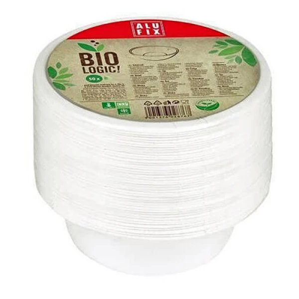 Βιοδιασπώμενα Μπωλ 380ml BIOLOGIC! 50τμχ