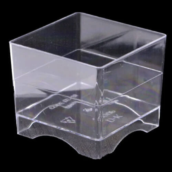 Ποτήρι Τετράγωνο Πλαστικό 60cc DK GROUP 30τμχ