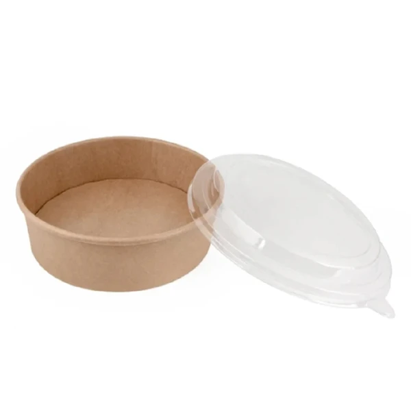 Μπωλ Σαλάτας Kraft με Καπάκι 150mm/ 25oz/750ml 50τμx
