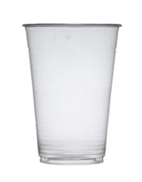 Πoτήρια Διάφανα PP Ποτού ή Νερού 200ml N.502 INTERTAN 50τμχ