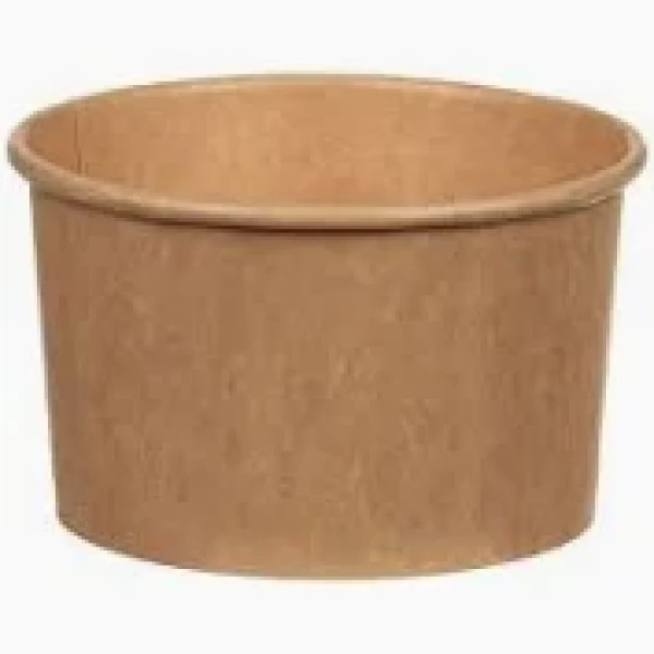 Κύπελο Παγωτού Χάρτινο 190ml Kraft 55τμχ