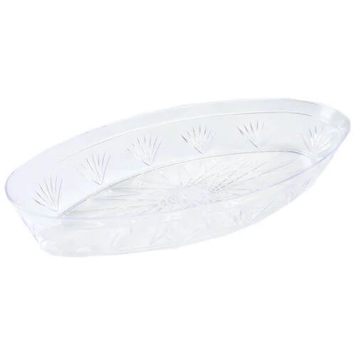 Πιατέλα Γόνδολα Διάφανη Νο1 DK GROUP 33τμχ