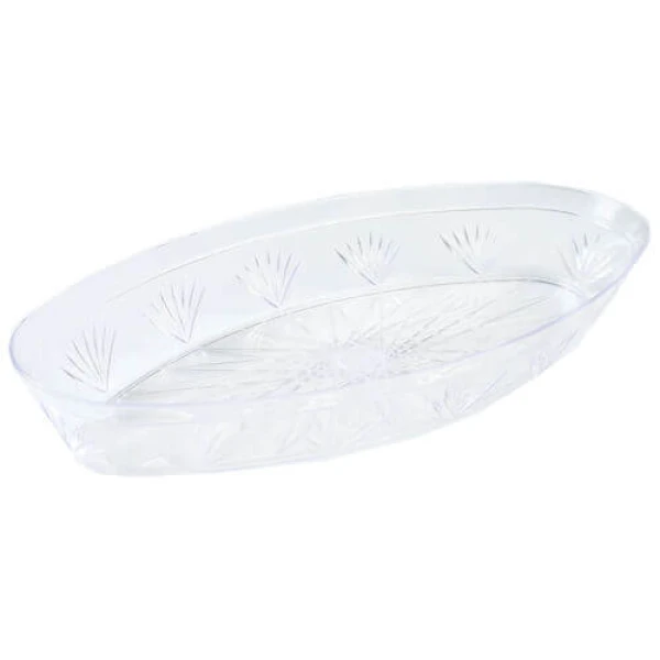 Πιατέλα Γόνδολα Διάφανη Νο1 DK GROUP 33τμχ