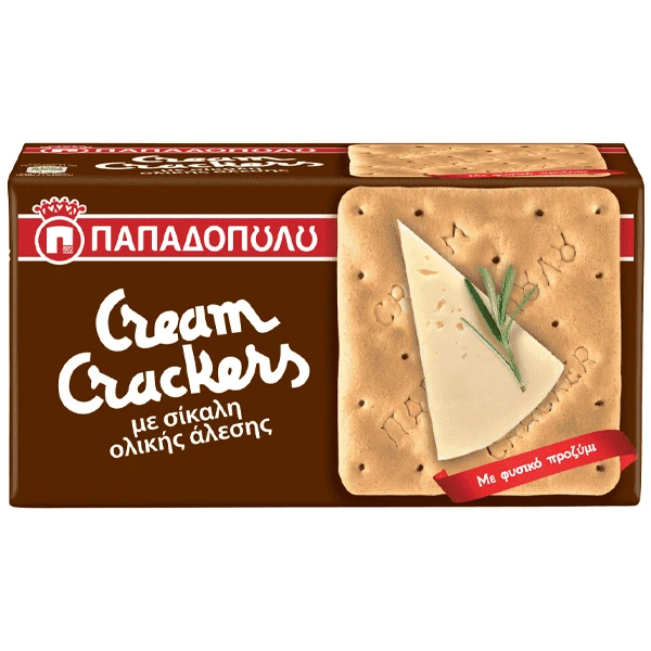 Cream Crackers Σίκαλης ΠΑΠΑΔΟΠΟΥΛΟΥ 175gr