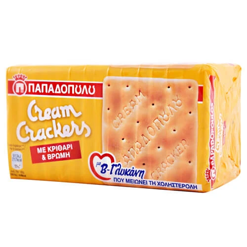 Cream Crackers Κριθάρι Βρώμης ΠΑΠΑΔΟΠΟΥΛΟΥ 185gr