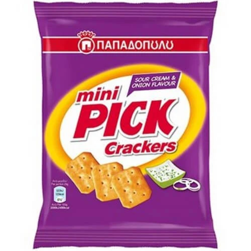 Crackers Mini Pick Sour Κρέμα (Cream) ΠΑΠΑΔΟΠΟΥΛΟΥ 70gr