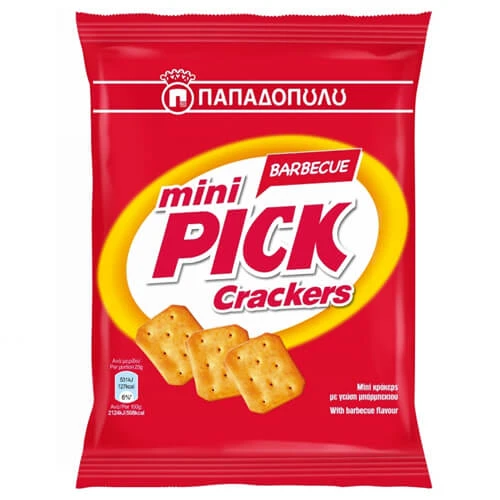 Crackers Mini Pick BBQ ΠΑΠΑΔΟΠΟΥΛΟΥ 70gr