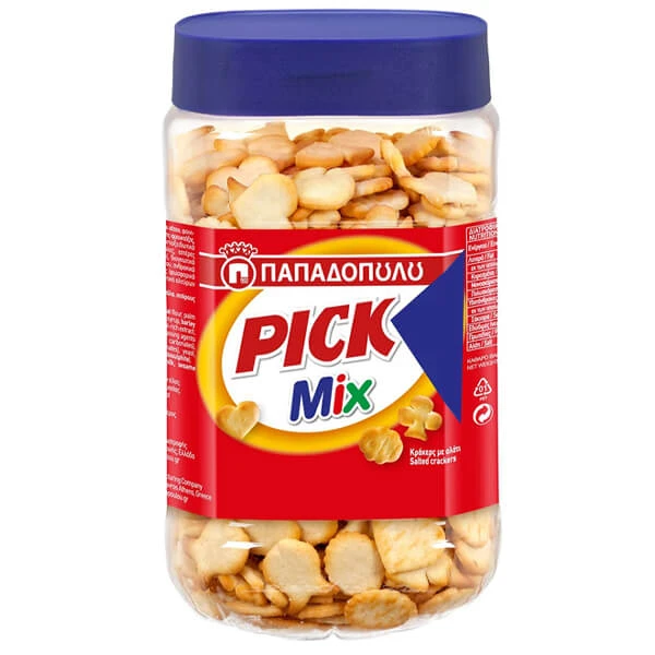 Crackers Mix Mini Pick ΠΑΠΑΔΟΠΟΥΛΟΥ 350gr