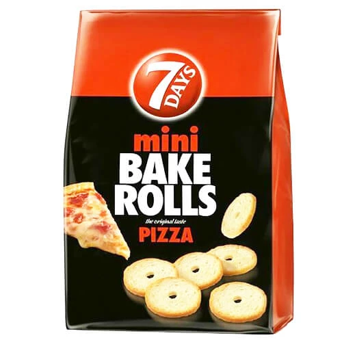 Σνακ Pizza Mini BAKE ROLLS 150gr