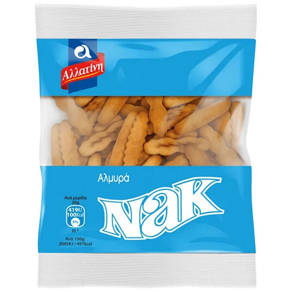 Κράκερς Αλμυρά ΝΑΚ ΑΛΛΑΤΙΝΗ 40gr
