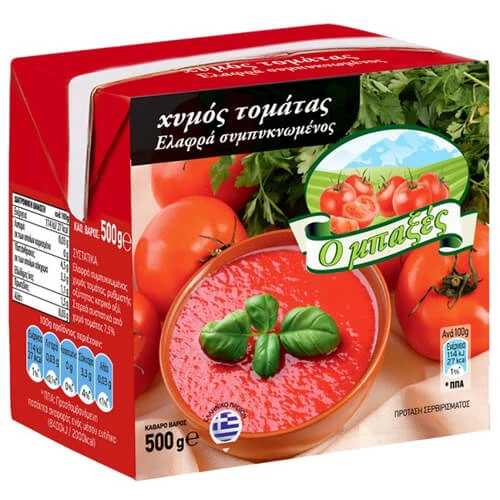 Χυμός Τομάτας Ο ΜΠΑΞΕΣ 500gr