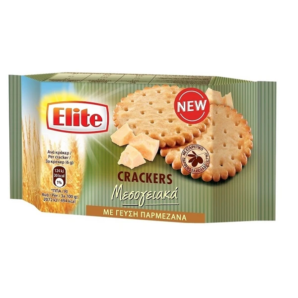 Κράκερς Μεσογειακά Παρμεζάνα ELITE 105gr