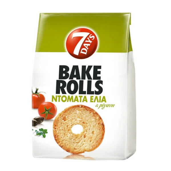 Σνακ Ντομάτα & Ελιά BAKE ROLLS 150gr