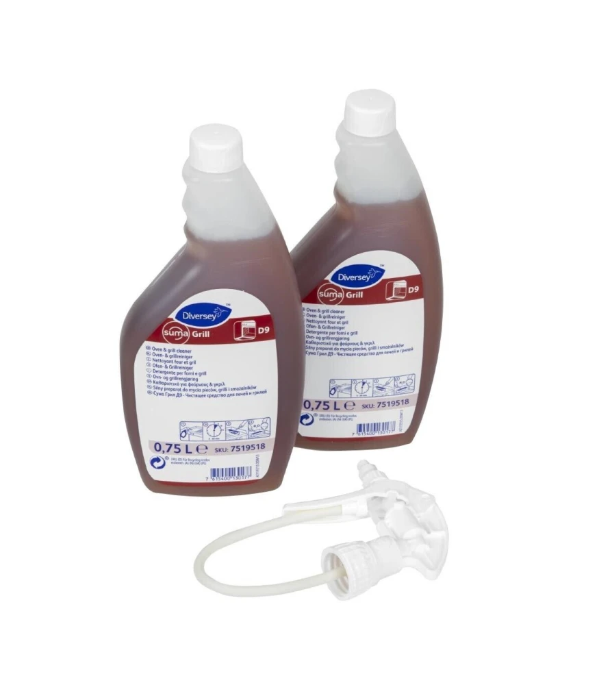 Καθαριστικό Suma Grill D9 DIVERSEY 750ml (2x750ml)