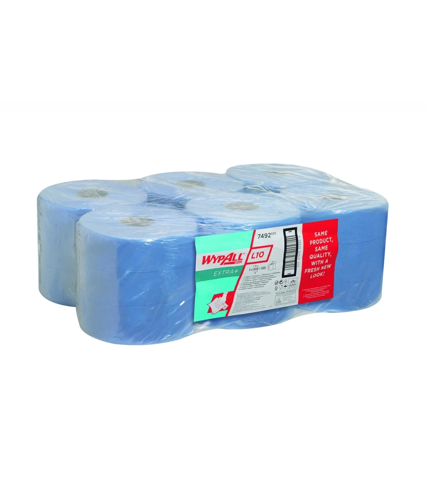 Ρολό Κουζίνας WYPALL L10 Extra+ Centerfeed Μπλε 1Φυλλο 152m KCP 900gr (6x900gr)
