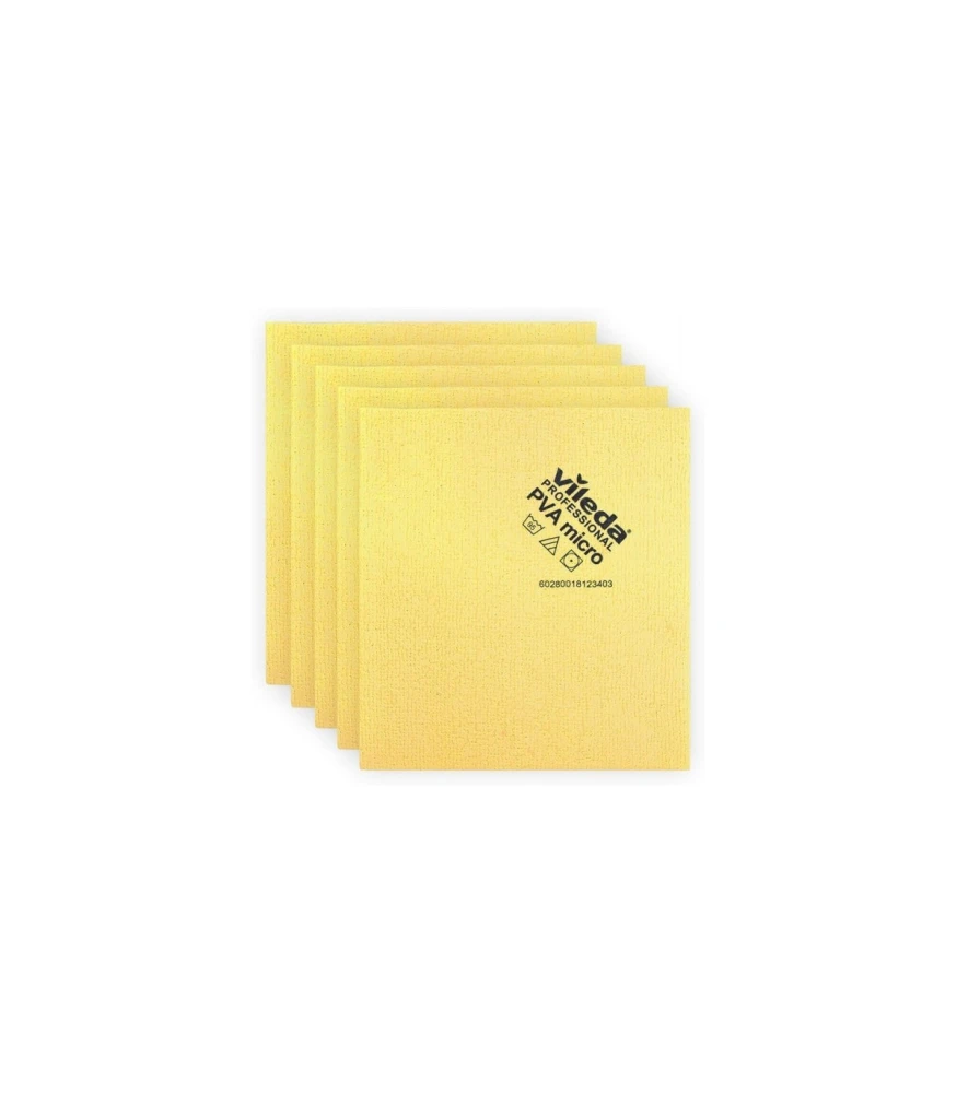 Πανί Μικροϊνών PVA Micro Κίτρινο 35x38cm VILEDA 1τμχ