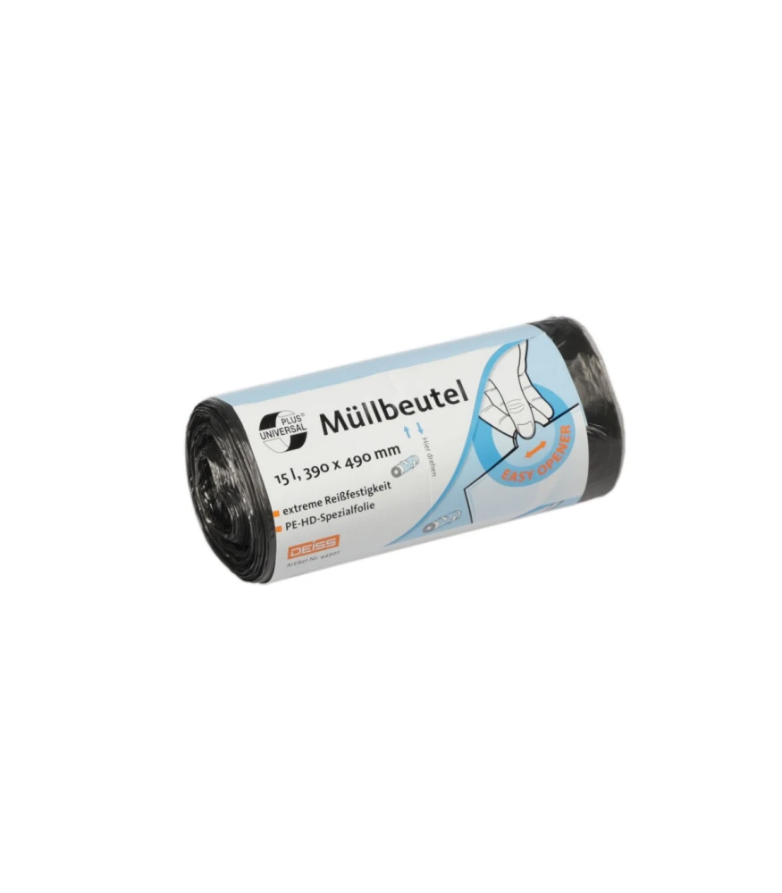 Σάκος Απορριμμάτων Universal Plus Light Γκρι 39x49cm DEISS 50τμχ