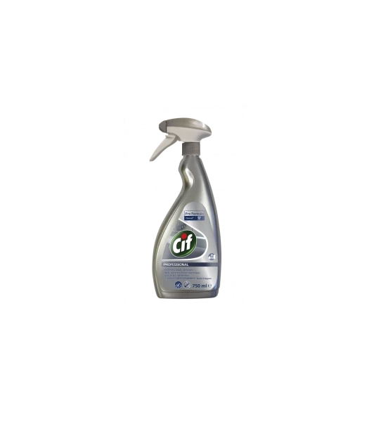 Καθαριστικό Stainless Steel Ανοξείδωτες Επιφάνειες CIF PRO 750ml
