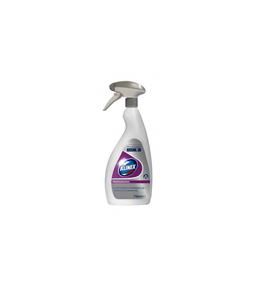 Καθαριστικό-Αφαλατικό Μπάνιου 2 in 1 KLINEX PRO 750ml