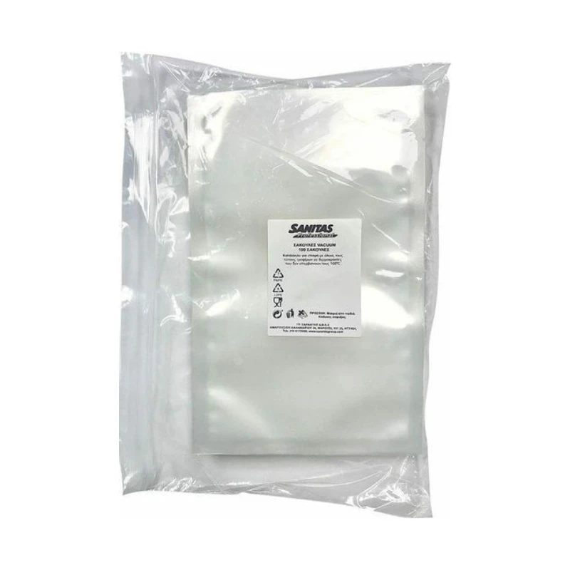Σακούλα Τροφίμων Vacuum 20x30cm SANITAS PRO 100τμχ