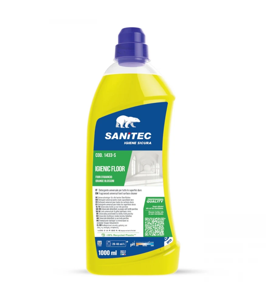 Kαθαριστικό Γενικής Χρήσης με Άρωμα Orange Blossom SANITEC 1lt
