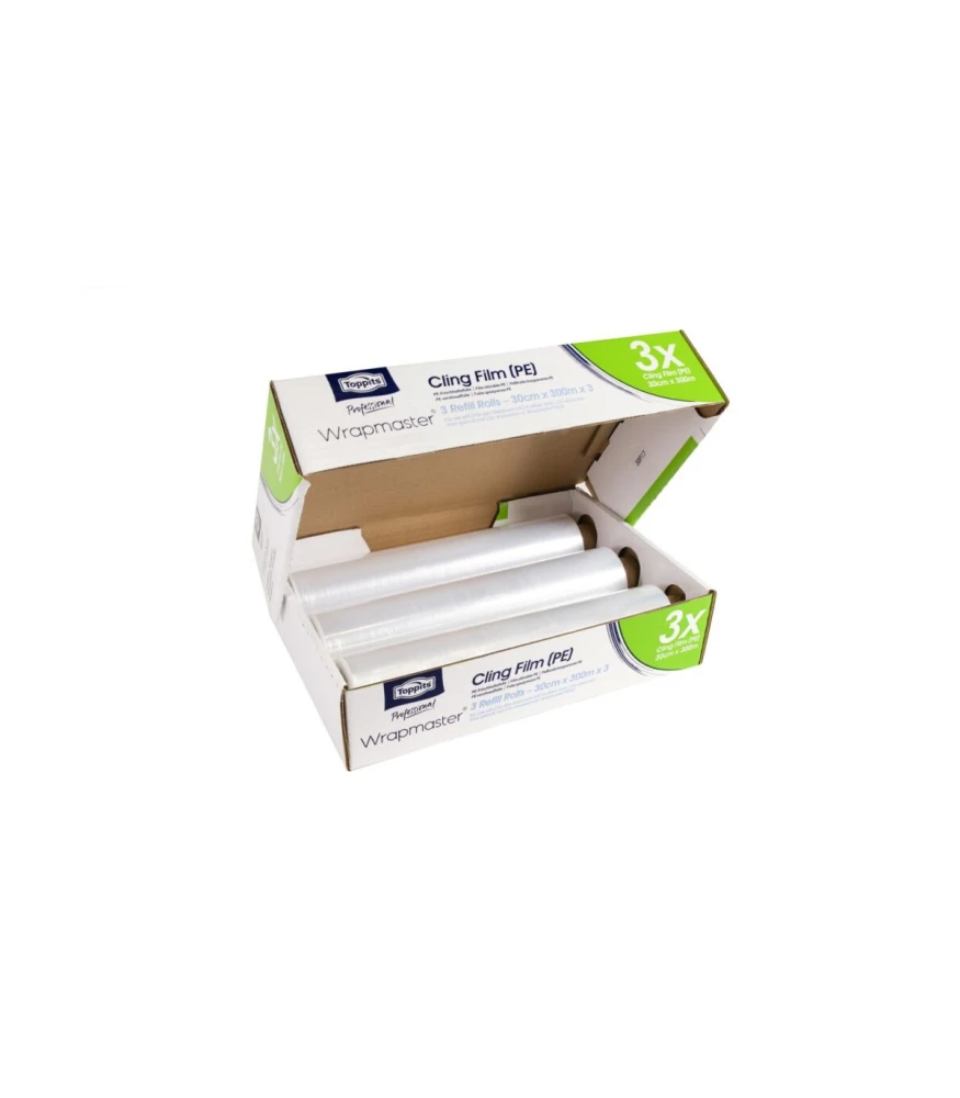 Μεμβράνη Τροφίμων 3000 Διαφανής PE WRAPMASTER (30cmx300m)