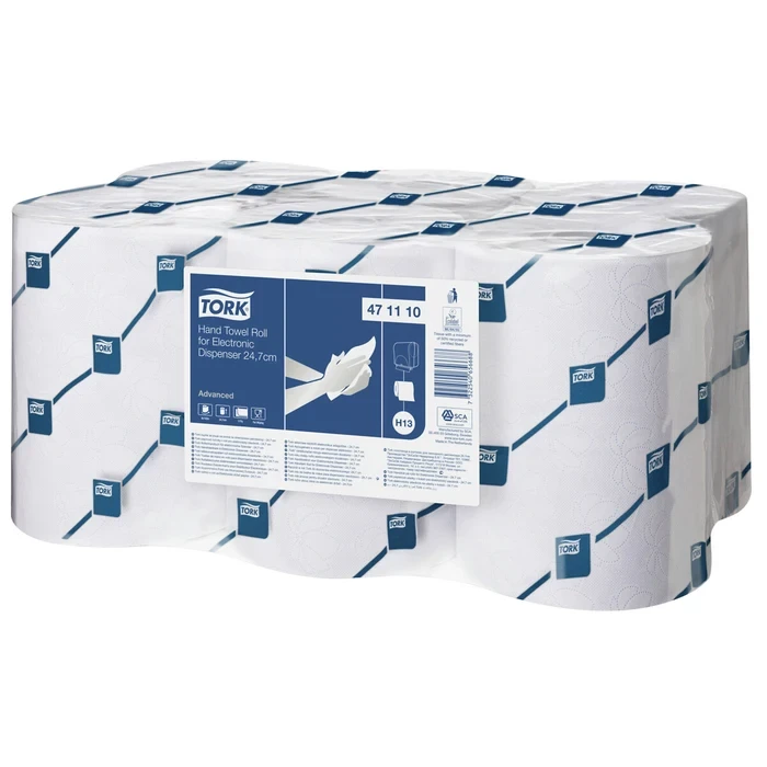 Χειροπετσέτα σε Ρολό Ηλεκτρονικής Συσκευής TORK 24,7cm 715τμχ