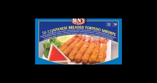 Γαρίδες Κατεψυγμένες Πανέ (10τμχ) BEN'S 800gr
