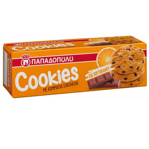 Cookies Πορτοκάλι ΠΑΠΑΔΟΠΟΥΛΟΥ 180gr