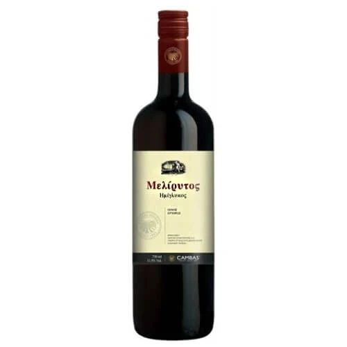 Ερυθρός Ημίγλυκος Οίνος Cambas ΜΕΛΙΡΥΤΟΣ 750ml