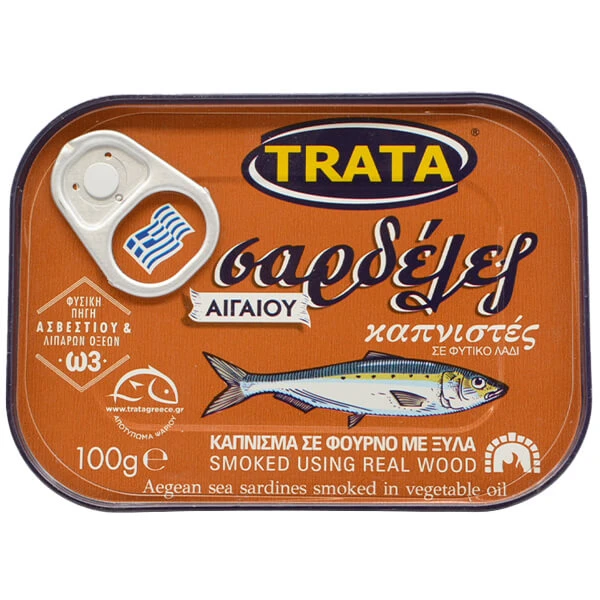 Σαρδέλα Καπνιστή Σε Φυτικό Λάδι TRATA 100gr