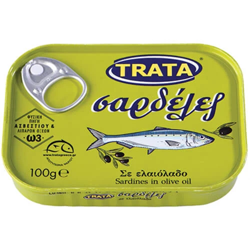 Σαρδέλα Σε Λάδι Ελιάς TRATA 100gr