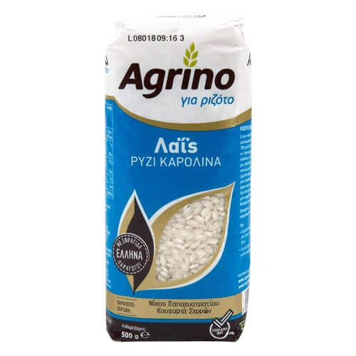 Ρύζι Καρολίνα Ελληνικό AGRINO 500gr