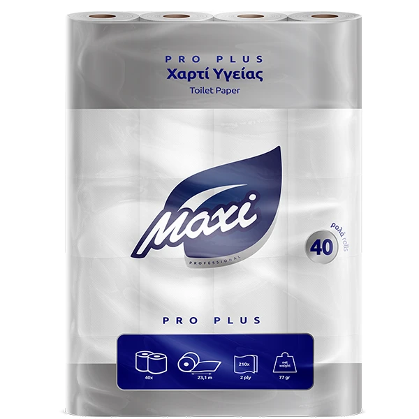 Ρολό Υγείας Pro Plus 2φυλλο MAXI 40τμχ