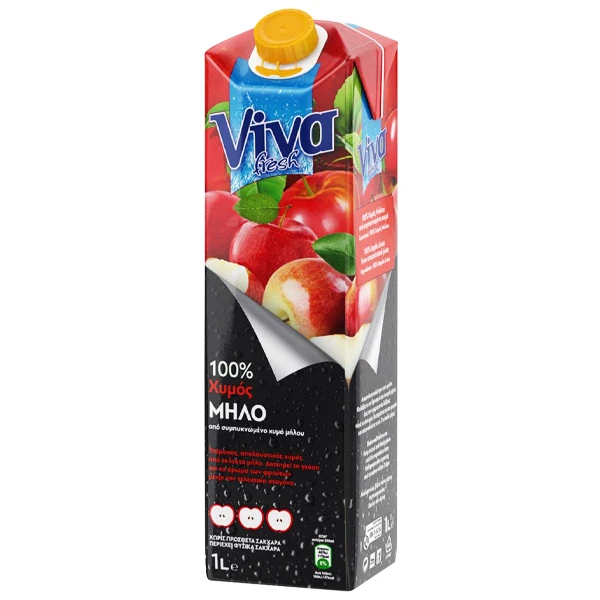 Χυμός Μήλο Φυσικός VIVA 1lt