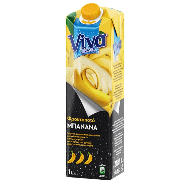 Χυμός Μπανάνα Φρουτοποτό VIVA 1lt