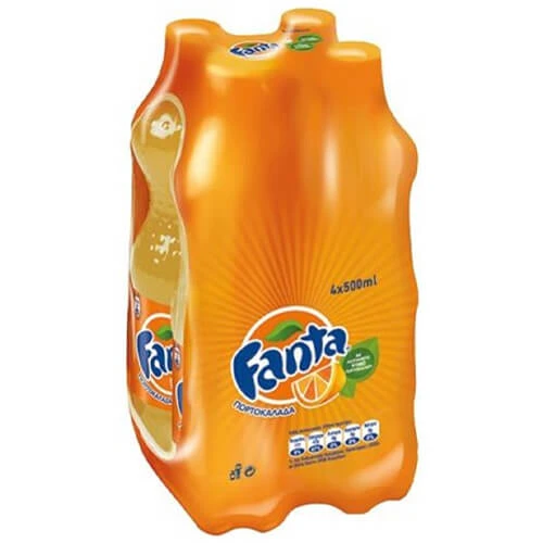 Αναψυκτικό Πορτοκαλάδα FANTA 500ml (4x500ml)