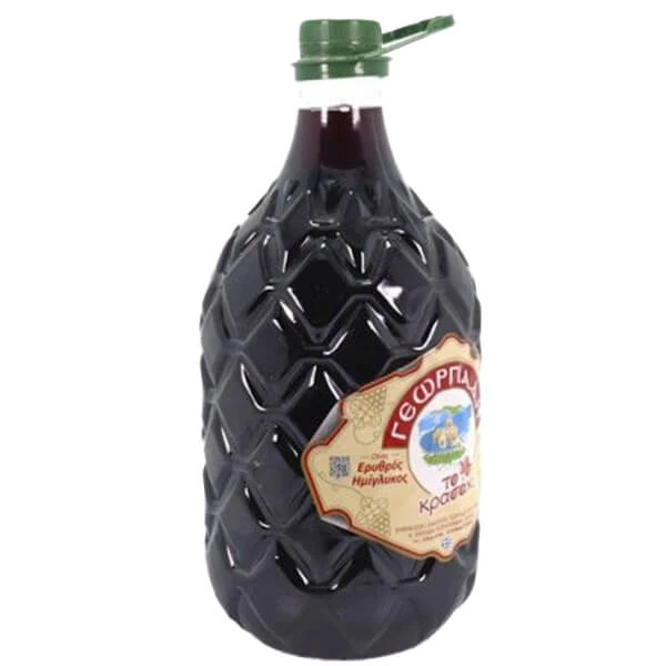 Ερυθρός Ημίγλυκος Οίνος ΓΕΩΡΓΙΑΔΗ ΓΕΩΡΓΙΟΥ 3lt