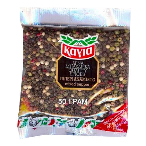 Πιπέρι Ανάμεικτο σε Κόκκους Φάκελος ΚΑΓΙΑ 50gr