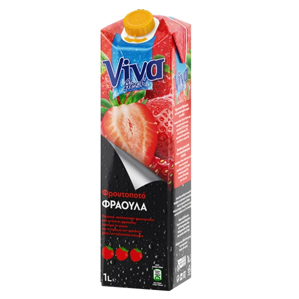 Χυμός Φράουλα VIVA 1lt